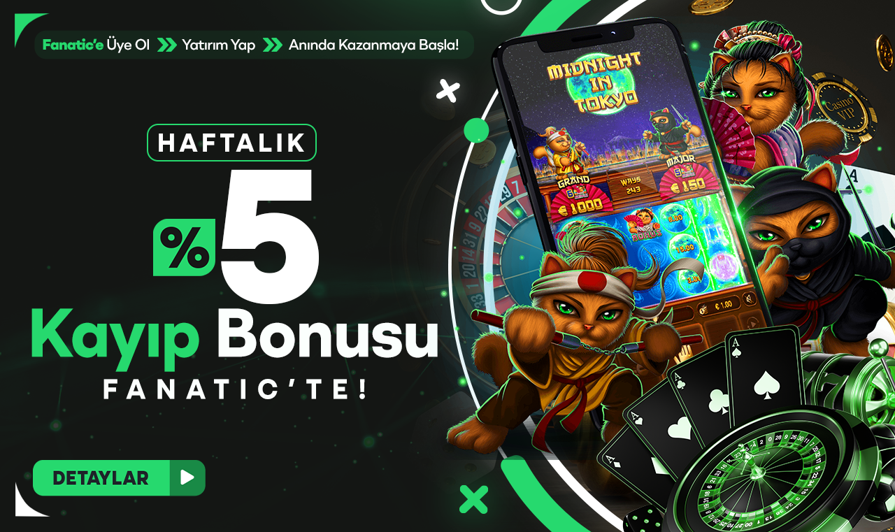 Haftalık %5 Kayıp Bonusu